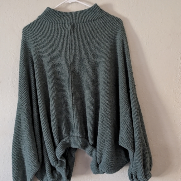 Peach Love California Teal Knit Hoodie - Picture 5 of 16